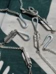 ARROW SKINNY INFINITY HOOK CURB CHAIN (40cm～70cm)　