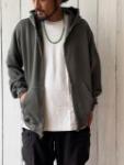 【MOOJI MOOJI】 Oversize Zip Up Hoodie