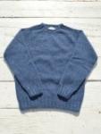 Crew Neck Saddle Shetland (Heavy Weight)