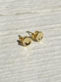 EFOT-0011 18K GOLD EAGLE HEAD PIERCED EARRING (PAIR)