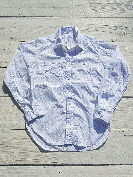 Work Shirt (Mini Polka Dot Lawn)