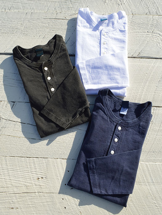 L/S HENLEY TEE　