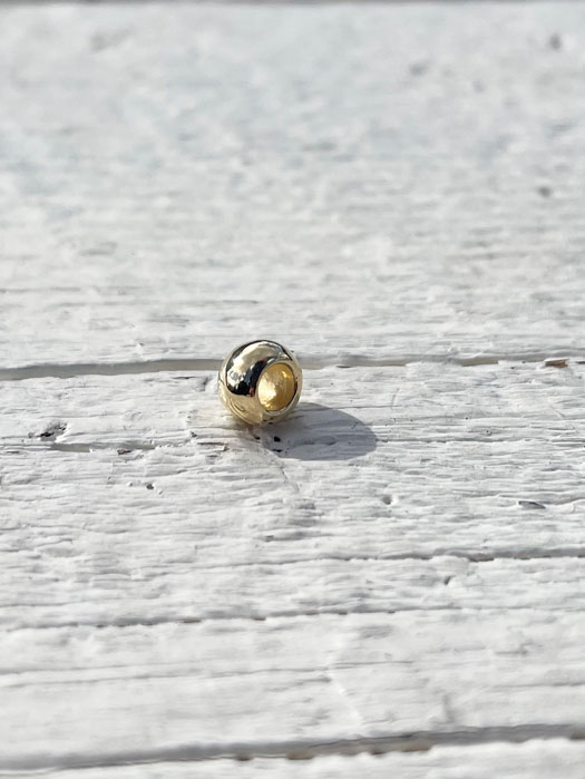 OT-B0163　18K GOLD ROUND BEAD (S)