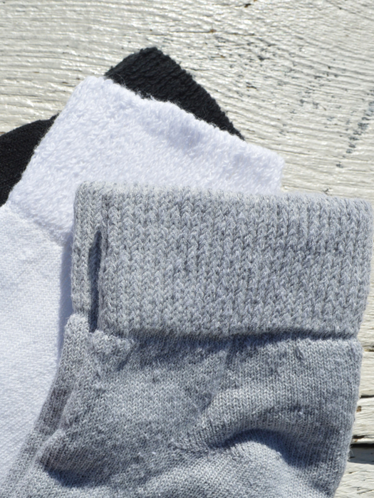 【RAILROAD SOCKS】 Health Trak Quarter Socks (3Pair)
