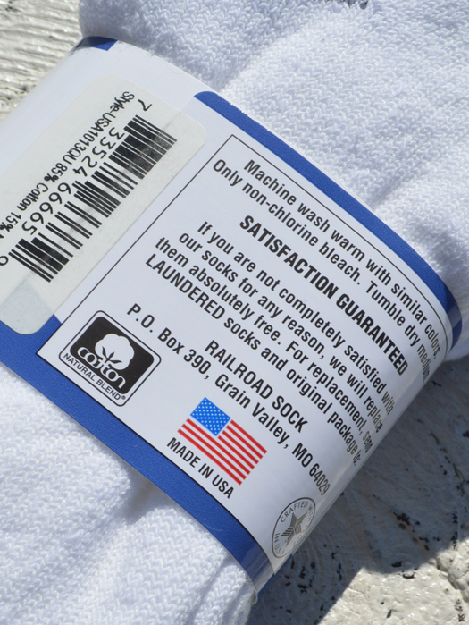 【RAILROAD SOCKS】 Health Trak Quarter Socks (USA)