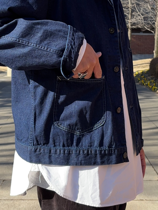 Mechanic Blouse 2 (8oz. Denim) “Deep Washed”