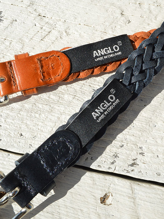【ANGLO】　Leather Mesh Belt