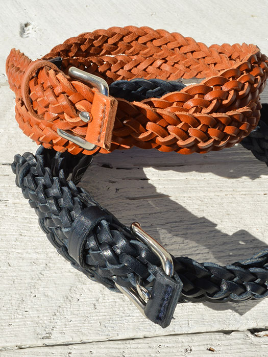 【ANGLO】　Leather Mesh Belt