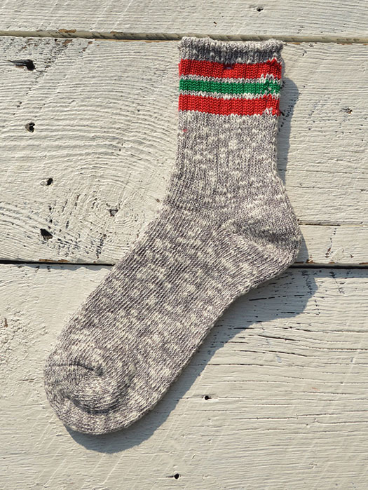 Slab Nep 3 Line Socks