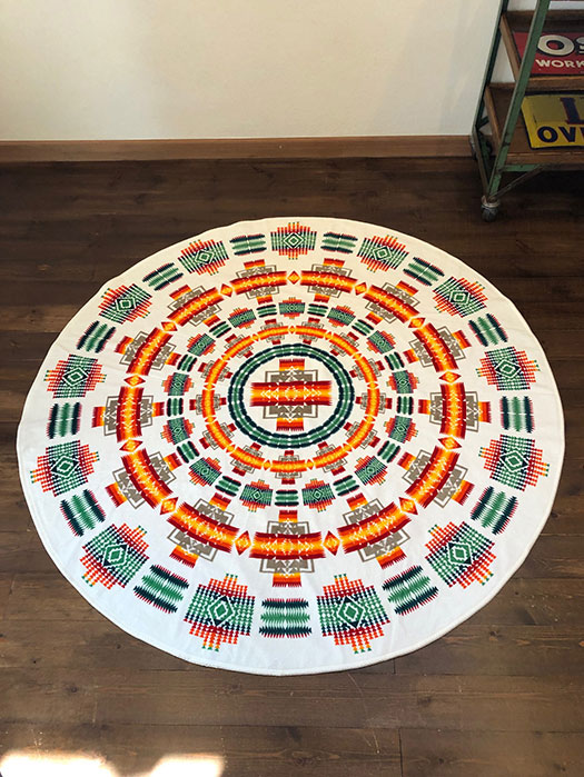 Printed Round Towel