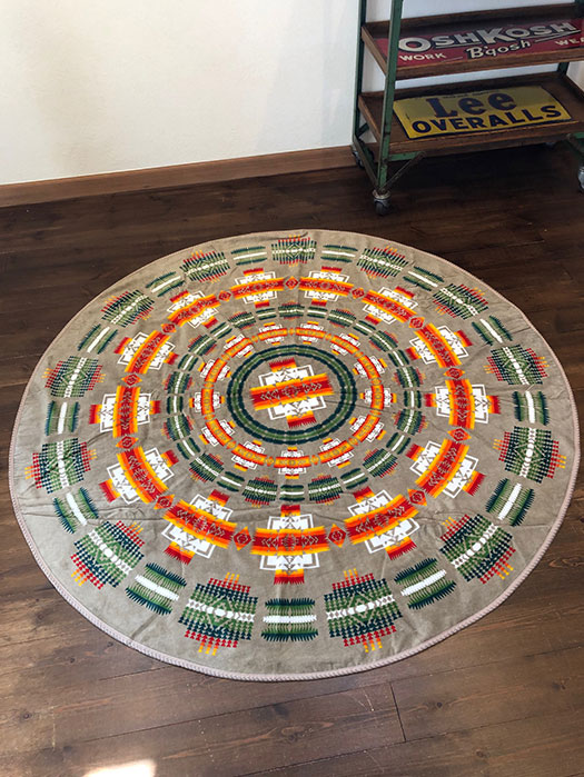 Printed Round Towel