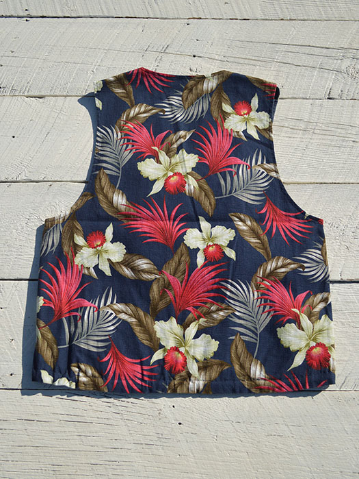 Cover Vest (Hawaiian Floral Java Cloth)