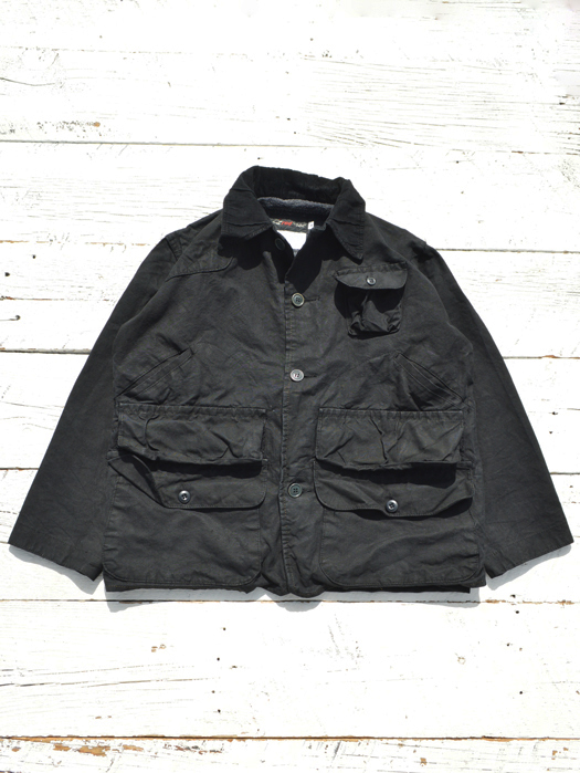 【Behind The River】 B.B.V Hunting Jacket (Black Dye) “S-M”　