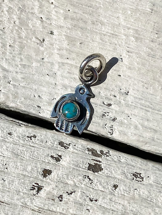 NL-0144 BABY THUNDERBIRD PENDANT (TURQUOISE)