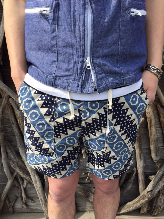 NAT-U-RAL別注 Fatigue Short (Batik Diagonal St.)