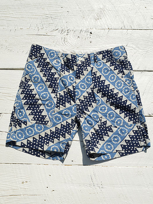 NAT-U-RAL別注 Fatigue Short (Batik Diagonal St.)　