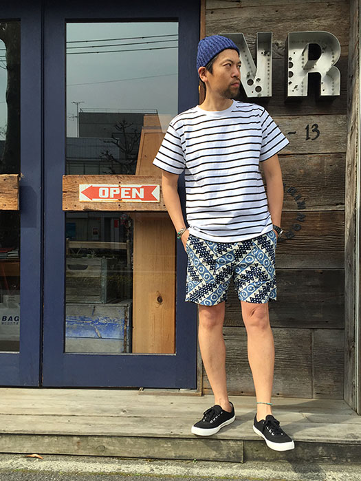 NAT-U-RAL別注 Fatigue Short (Batik Diagonal St.)