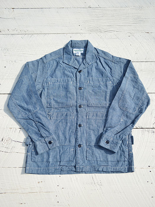 Vertical Tree Chopper Half　(5oz Organic Chambray)
