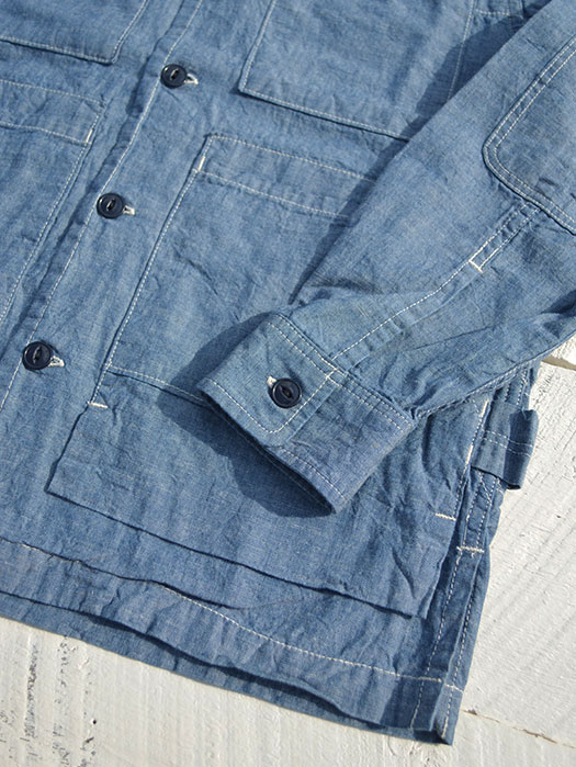 Vertical Tree Chopper Half　(5oz Organic Chambray)