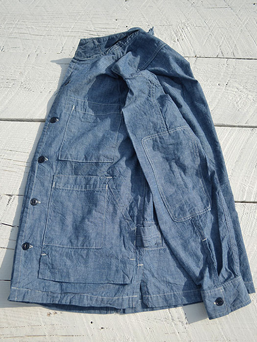 Vertical Tree Chopper Half　(5oz Organic Chambray)