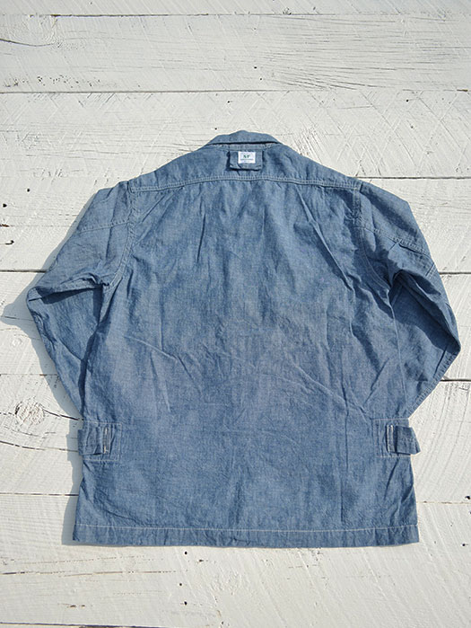 Vertical Tree Chopper Half　(5oz Organic Chambray)