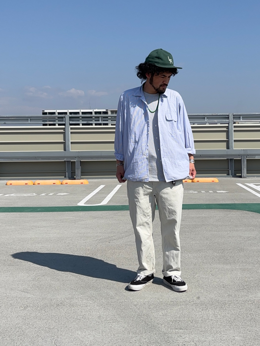 【Cal Cru】　Micro-Stripe S/S Tee　