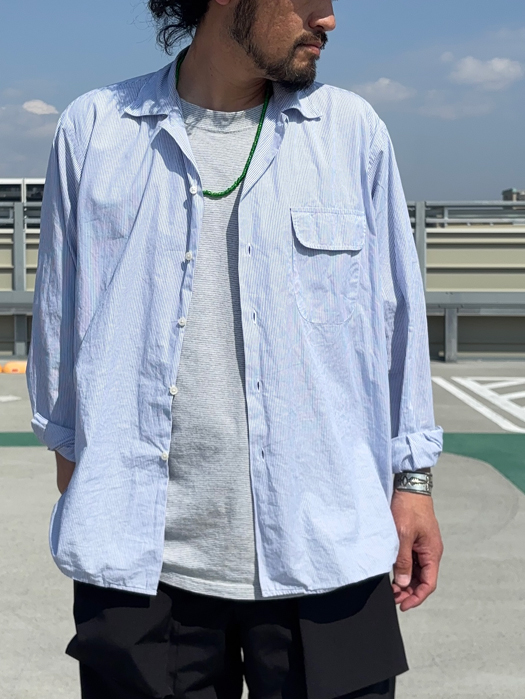 【Cal Cru】　Micro-Stripe S/S Tee　