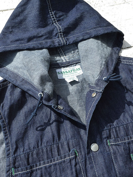 Tree Chopper Bud Vest　(6.5oz Organic Denim)