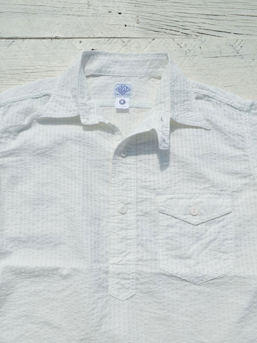 NAVY CUT S/S (Seersucker)