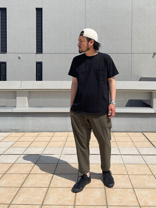 S/S CREW NECK POCKET Tee