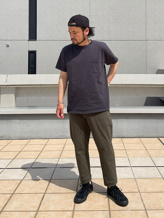 S/S CREW NECK POCKET Tee
