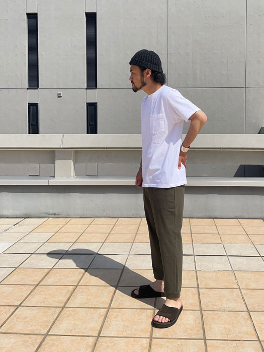 S/S CREW NECK POCKET Tee