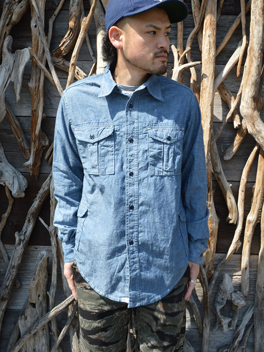 Botanical Scout Shirt　(Organic Chambray)