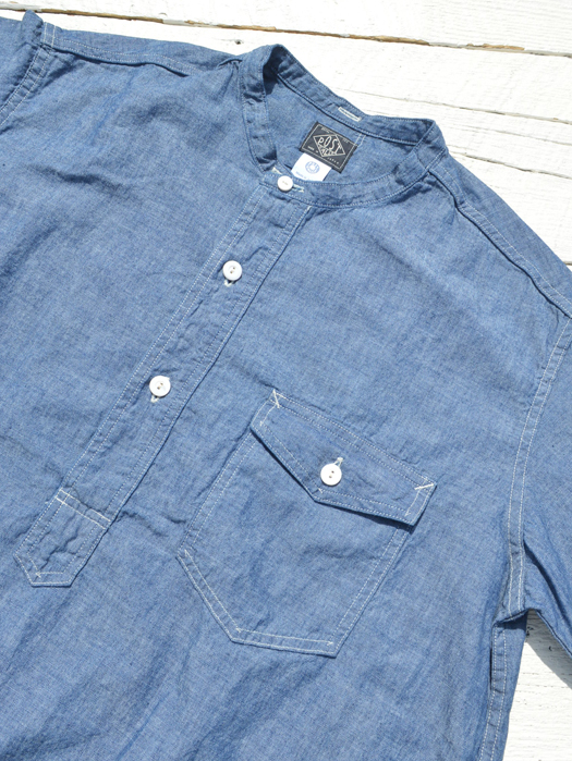 NAVY CUT Band S/S (Classic Chambray)　