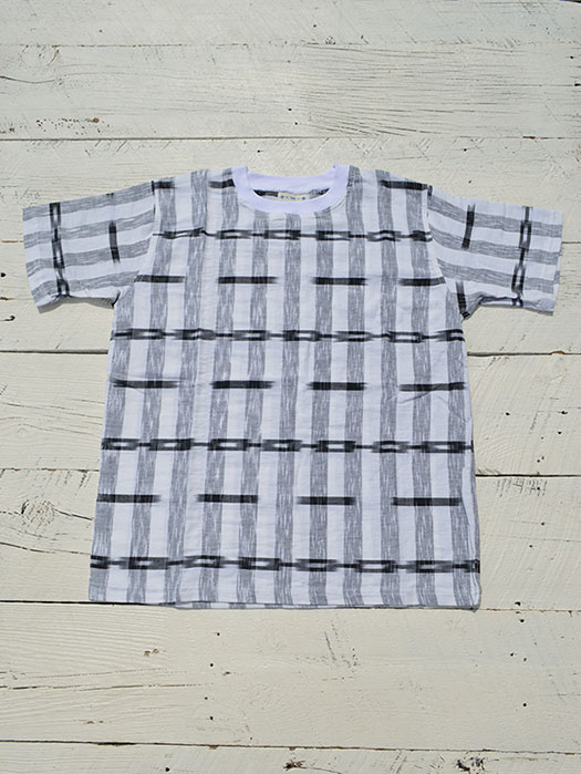 【TIME WILL TELL WORKS】 S/S IKAT CREW Tee　