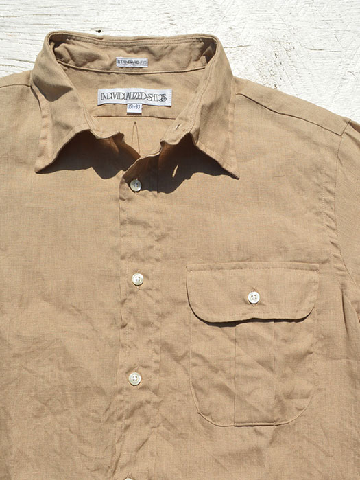 NAT-U-RAL別注 New Standard Fit Regular collar Shirt　(Linen)