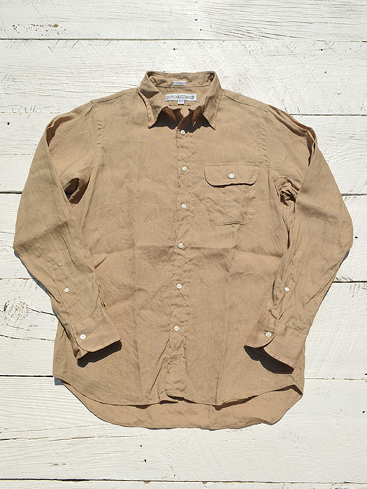 NAT-U-RAL別注 New Standard Fit Regular collar Shirt　(Linen)