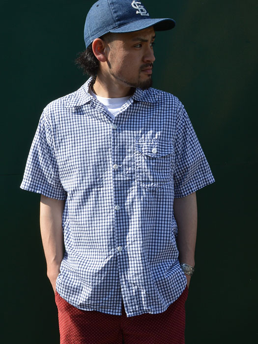 1265S E-Z CRUZ 4 S/S (whity plaid)