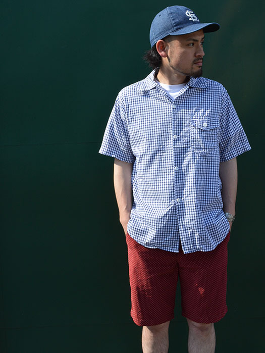 1265S E-Z CRUZ 4 S/S (whity plaid)