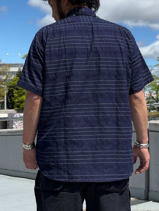 New Basic Pullover Shirt S/S (Horizontal Stripe)