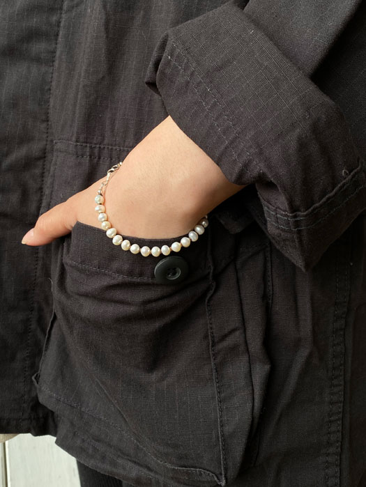 【Colina Yazzie】　Fresh Water Pearl Bracelet