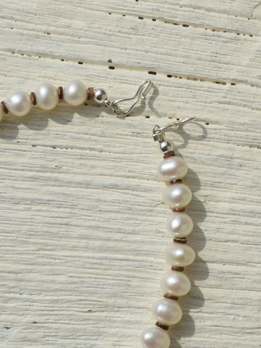 【Colina Yazzie】　Fresh Water Pearl Bracelet