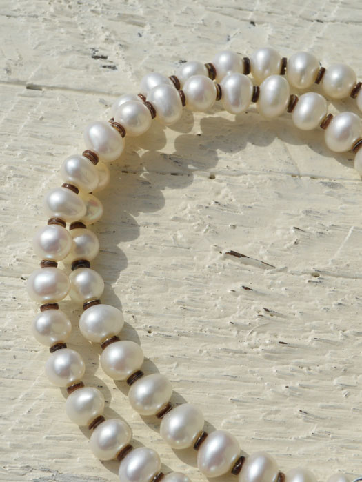 【Colina Yazzie】　Fresh Water Pearl Bracelet
