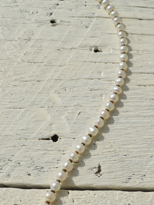 【Colina Yazzie】　Fresh Water Pearl Necklace