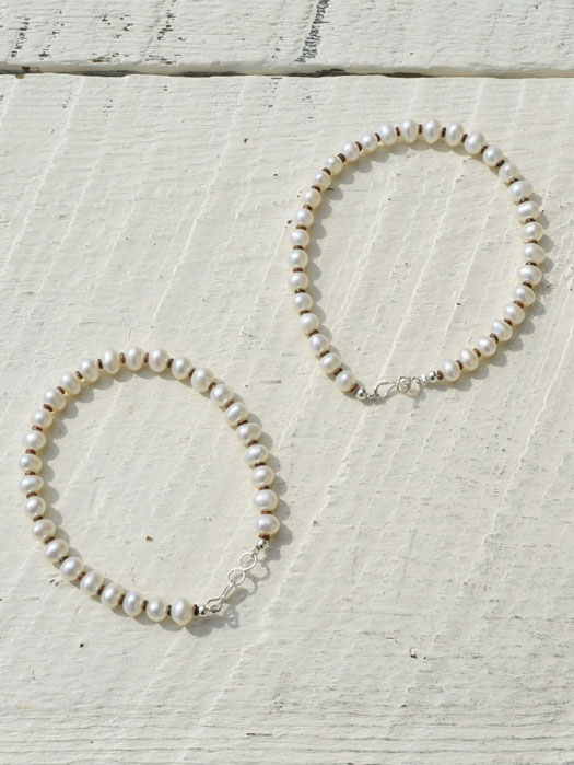 【Colina Yazzie】　Fresh Water Pearl Bracelet　