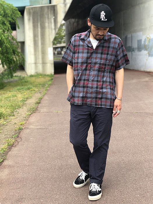 Camp Collar S/S Shirt　(Check)