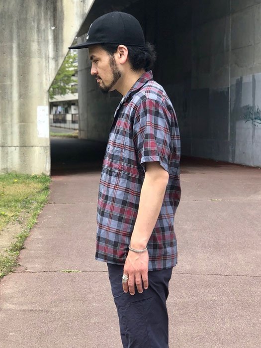 Camp Collar S/S Shirt　(Check)