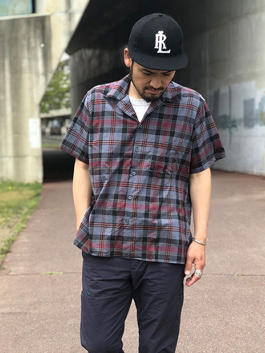 Camp Collar S/S Shirt　(Check)