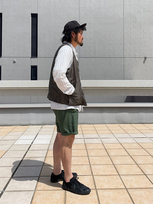 【Stan Ray】 TAPER FATIGUE SHORTS (Back Satin)