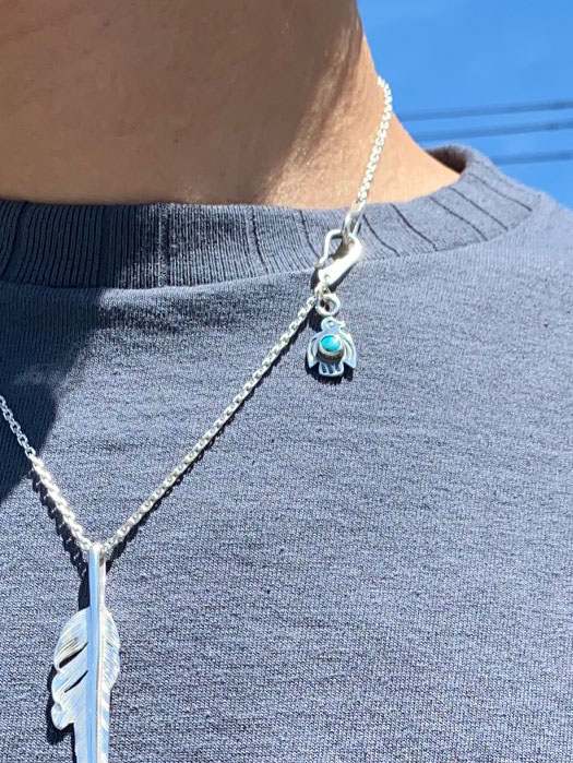 NL-0144 BABY THUNDERBIRD PENDANT (TURQUOISE)